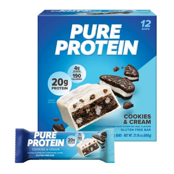 Pursuequality shop Pure Protein 20g Protein Bar - Cookies &