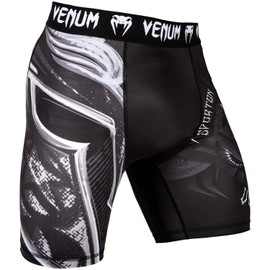 Venum Men's Gladiator 3.0 Vale Tudo Shorts XL, Black/White, X-Large