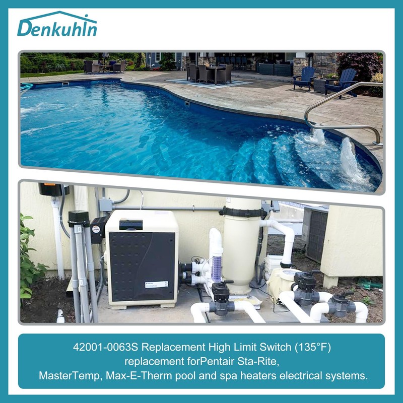 Denkuhin 42001-0063S High Limit Switch Compatible with Pentair Sta-Rite MasterTemp