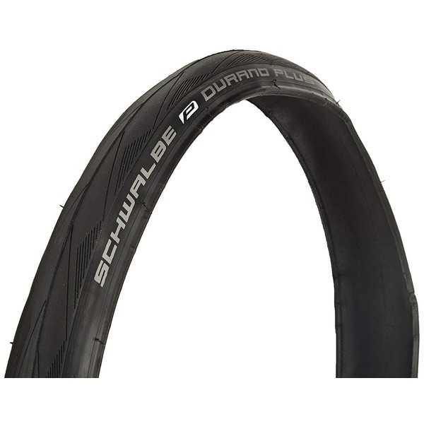 SCHWALBE Durano HS 399 Racing Bicycle Tire (700x28, Dual Compound Folding, Black-Skin)