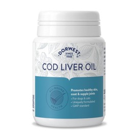 Dorwest Herbs Cod Liver Oil Capsules for Dogs and Cats 100 Capsules