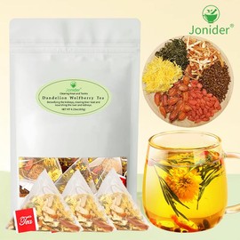 Jonider: Dandelion Wolfberry Tea - Natural Blend of 6 Herbs for Kidney Detox - 120g Pack - Specification: 1pcs