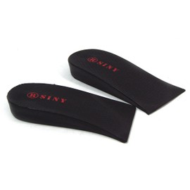 [siny] Shoe Insole, 1 Tier, 0.8 inch (2 cm), UP, Secret Insole, Insole, Air Raised Sole SY-11 Black
