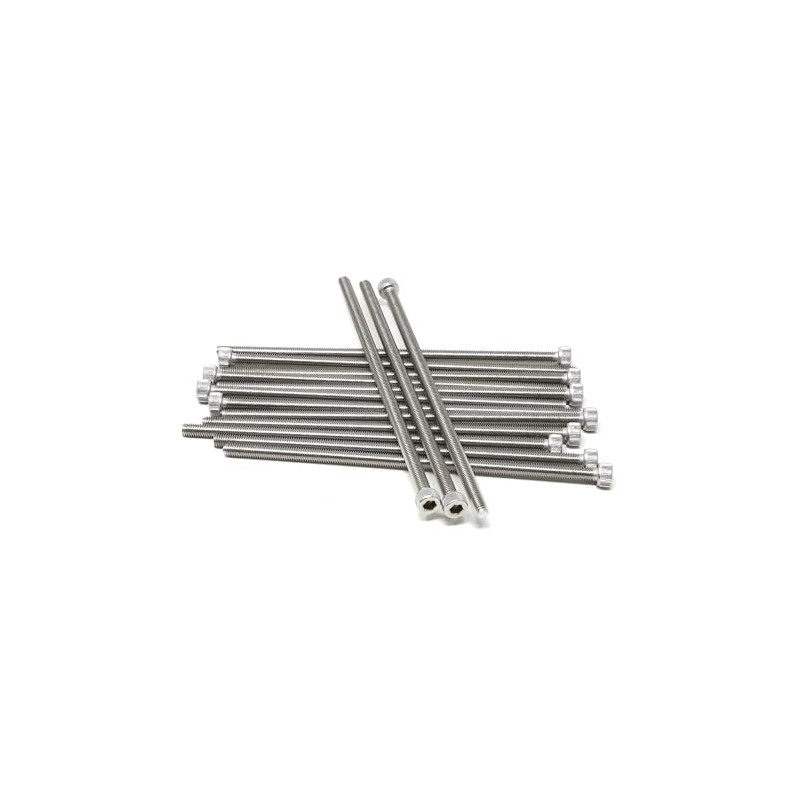 iexcell 15 Pcs M5 x 130mm Thread Pitch 0.8 mm