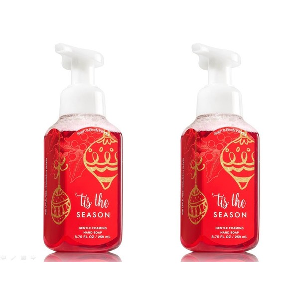 Bath and Body Works Gentle Foaming Hand Soap Tis The Season 2 Pack
