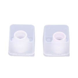 2Pcs TIG Welding Cup 12#/14# Ceramic Nozzle Accessory Set Kit for WP9/17/18/20/25/26(White )