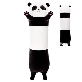 YEIUZPT Long Panda Plush Pillow, 28inch Plush Toys Stuffed Animals Plushie Pillows Stuffed Animals Squishy Pillows Sleeping Hugging Pillow Long Cute Panda Doll Cuddly Toy Gift for Kids