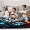 Lacut Game Area Rug Teen Boys Carpet, 3D Gaming Rugs