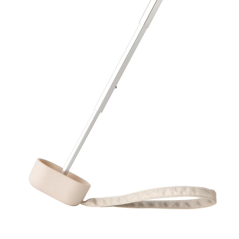 Francfranc Flanc Blackout Compact Scalloped Folding Umbrella, 18.5 inches (47