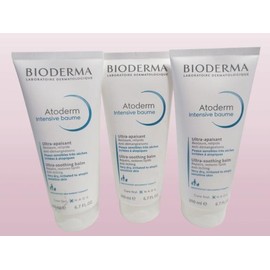 BIODERMA ATODERM INTENSIVE BAUME ULTRA SOOTHING BALM 6.7 OZ LOT OF 3