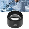 Auxiliary Objective Lens Aluminum Alloy 0.5X Microscope Part for SM