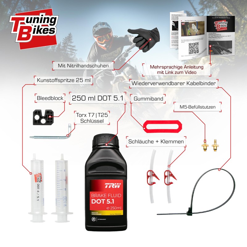 TB Brake Bleed Kit for Avid Disc Brake Bleed Kit