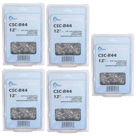 UpStart Components 5-Pack 12-Inch Chainsaw Chain Replacement for Stihl HT 73 Pole Pruner - (12", 3/8".043", 44 DL)