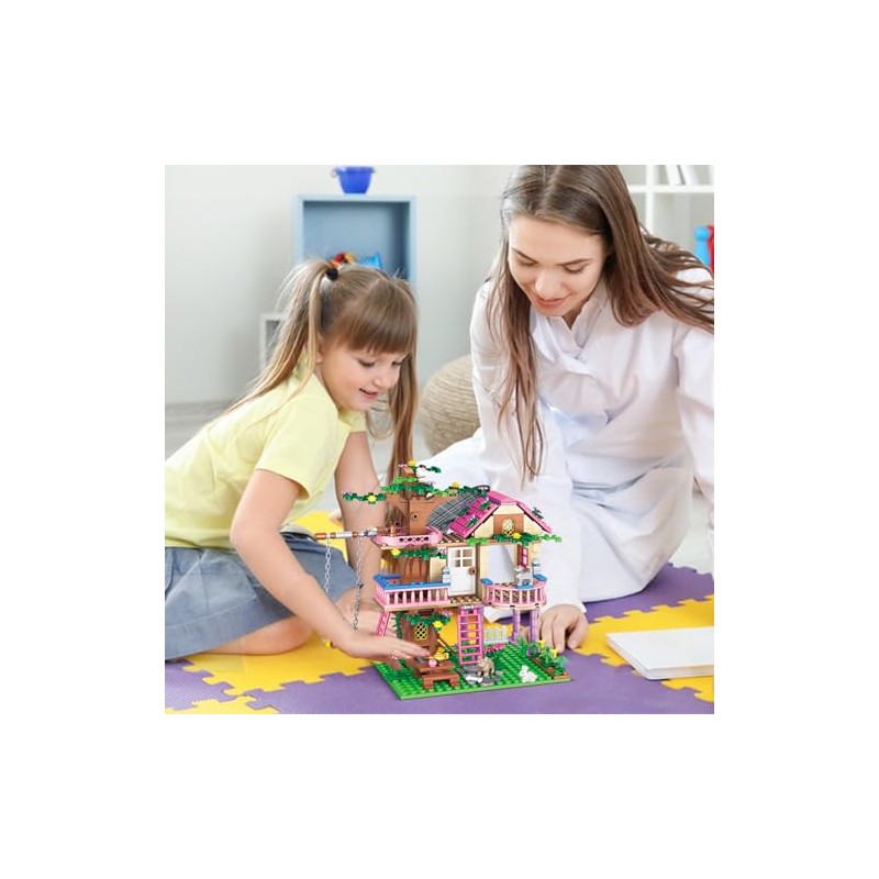 HSANHE Juego de construcción de casa de árbols (7652)