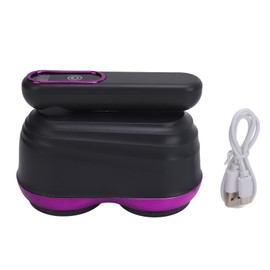 Lint Remover Double Head 2000mAh Rechargeable 20000rpm LED HD Digital Display 50ML Fuzz Trimmer for Clothes Sweaters Grey