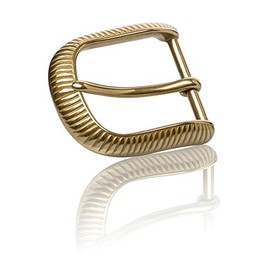 FREDERIC HERMANO Bergamo Belt Buckle 35 mm Metal Antique Brass Buckle for Belt with 3.5 cm Width Antique Brass, Metal, polished