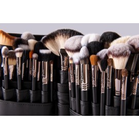 Brochas Maquillaje Marifer 39 Pzas Brochas Marifer Set Color Negro