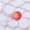 OSALADI Mediterranean Style Fishing Net Wall Hanging Decor Decorative Net