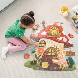 Peaceable Kingdom Giant Floor Puzzle For Kids Unique Mouse House Design Learning Toy 3 Feet