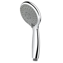 Croydex® Eco Contour Midi 3 Funcion Large Shower Head Handset and Shower Hose Pipe Set Chrome - Saving Water by up to 50%