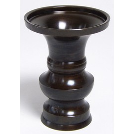 [Brass] 花立 上丸 Color, No. 4.0/Category: Buddhist Ritual Implements Supplies _ Funeral Cremation _ Mother _ 仏事 _ 天台宗 _ 日蓮宗 _ 曹洞宗 _ 真言宗 _ Brass _ Vase _ French Flower _ 花立te _ Mail Order _ 精霊棚 _ Manufactures Shelves _ 初盆 _ 新盆 _ Golden Week _ Altar _ 精霊棚 _ O