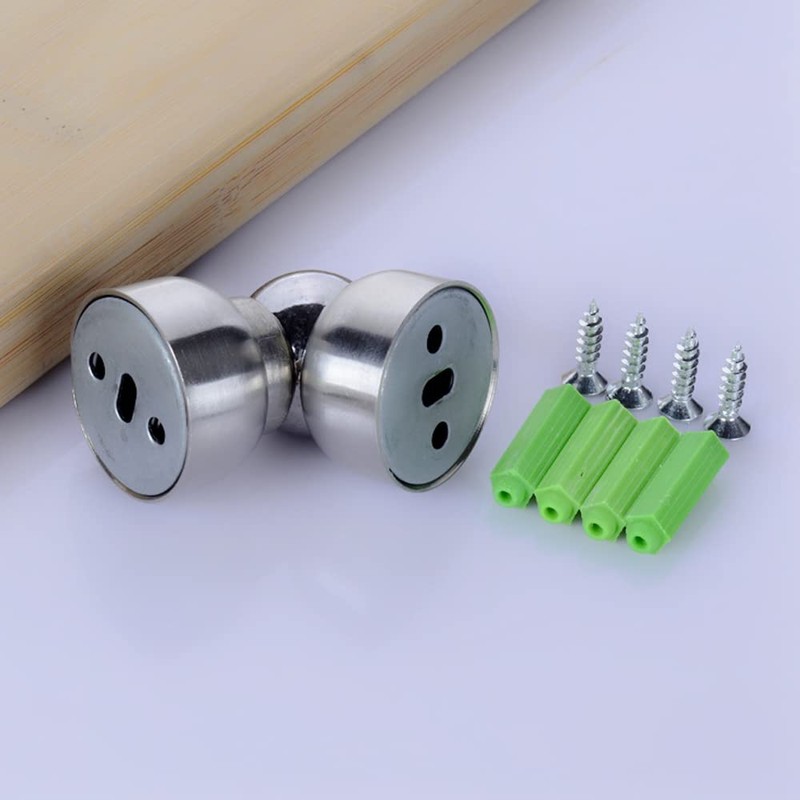 4 Pcs Stainless Steel Magnetic Door Stoppers for Home Office