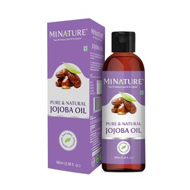 mi nature Jojoba Oil | Multi-purpose, Ideal for hair & Skin | Light & Non-Sticky Oil | Cold Pressed | Pure & Natural | 100ml (3.38 fl oz)