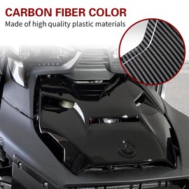 CPOWACE Carbon Fiber Style Epic Hood Panel Compatible with 2019-2025 Can-Am Ryker & Ryker Rally Edition, Ryker 600 900 Epic Turbo Hood Scoop Accessories Replacement for 219400877