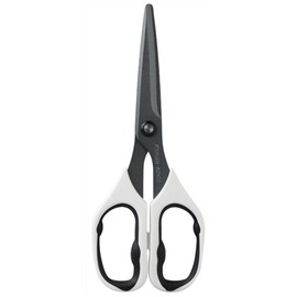 ソニック はさみ メガサクプロ ハサミ フッ素コート 白 CU-221-W