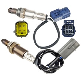 Dropwater 1 Pair Front and Rear O2 Oxygen Sensors Replacement for Nissan 2010 2009 2008 Frontier Pathfinder Xterra 4L,Replaces#234-9038 234-4313,Set of 2pcs
