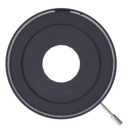 Adjustable Iris Aperture Diaphragm 2‑50mm Microscope Iris Adapter Aperture Adjustable Lens Diaphragm Optical Diaphragm