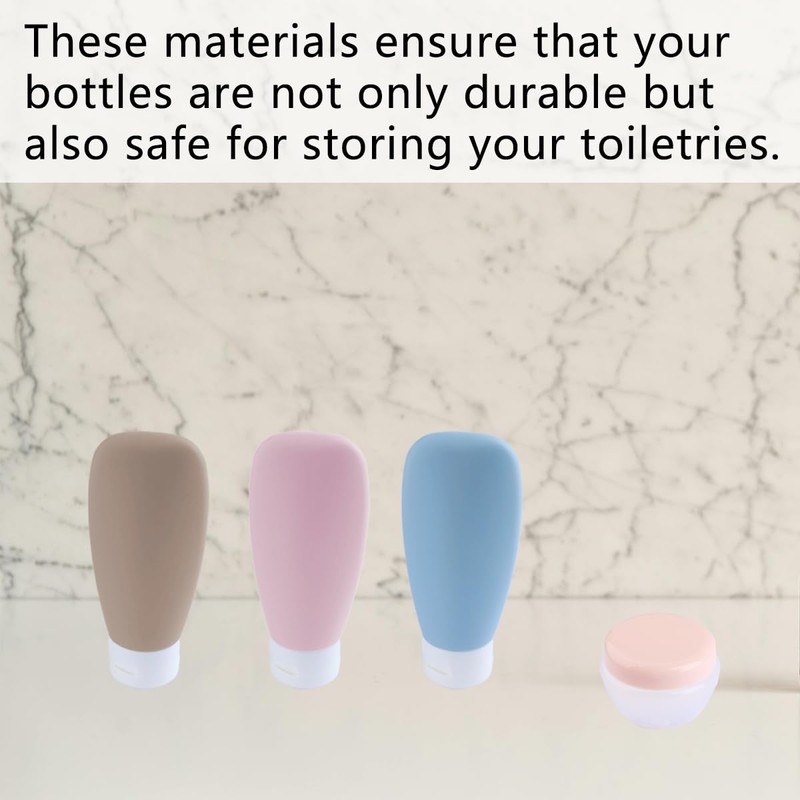 Thyonta 11 PCS Travel Bottles Set for Toiletries - Refillable