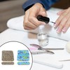 DIYCUT Pack of 100 Disposable Nail Files Set, Mini Natural