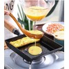LI-GELISI Pre-Seasoned Cast Iron Tamagoyaki Pan - 9x7 Inch Japanese