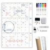Dry Erase Wall Calendar 3 Month Calendar - Blank Undated