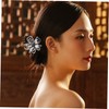 SAFIGLE Rhinestone Flower Hair Clip Bun Maker Versatile Hairstyle Shaper