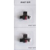 (2 Pack) Sharp EL-1611V EL-1750V EL-1801V Calculator Ink Roller, Black/Red