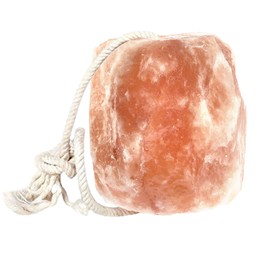Animal Himalayan Salt Lick on Rope for Horses, Deer, Rabbits, Cows and Other Livestock | Lick Salt for Deer | Digestive Aid for Animals | Horse Treats