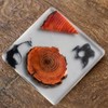 Acpetdr Wooden Coasters, Wooden Resin Coasters, Pine and Resin Beverage