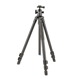 SLIK PRO AL-523-BH5AC Aluminum Tripod Kit with PBH-535AC Dual Action Ball Head, Black (613-377)