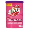 Bisto For Sausages Gravy Granules, 190 g Drum (Pack of