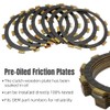 Clutch Kit & Friction Plate Spring Cover Gasket Compatible with
