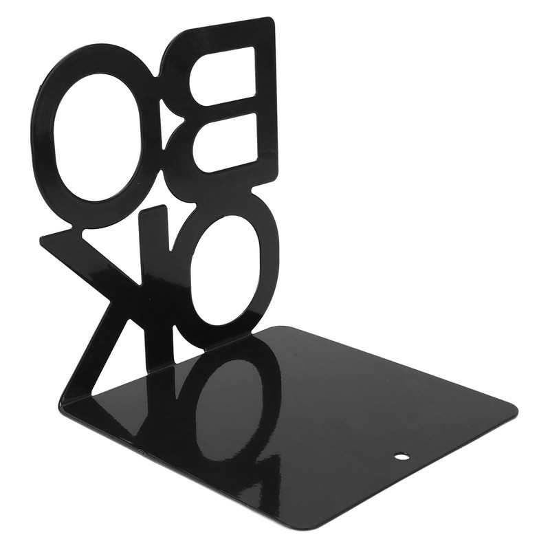 1 Pair Modern Bookend Non Slip Heavy Duty Decorative Book