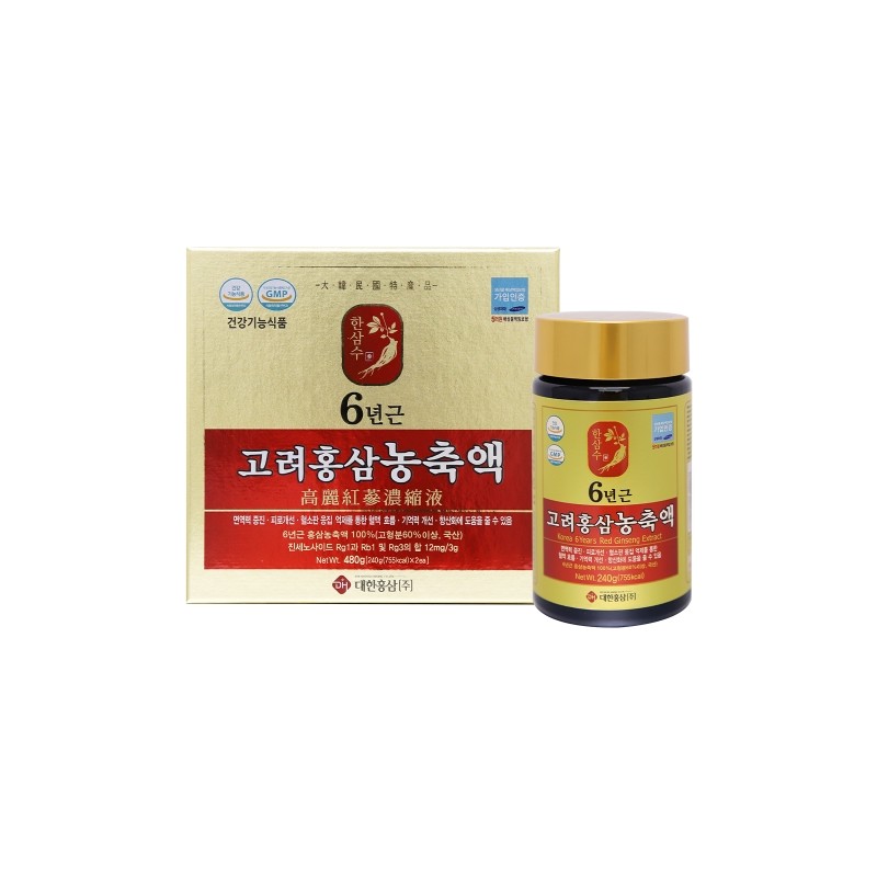 Hansamsu Korean Red Ginseng Extract 240g x 2 Bottles /