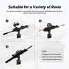 HITORHIKE Fishing Rod Holder Universal Fit Kit Allows for 360-degree