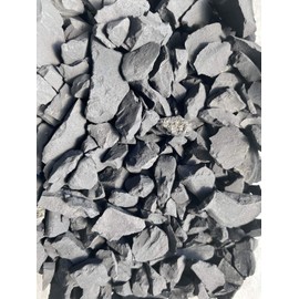 Shungite - Large Under 1" Thick no Powder - 100% Crystal Life+Love! Cleansing Charging Forever! lu1(9 Ounces)