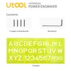 Utool 24W Power Engraving Tool Kit for Wood Metal Glass