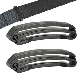 Backpack Webbing Strap Belt with Slide Buckle and Keeper Set, Plastic Connecting Clips (2)