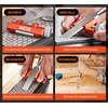 Honing Guide for Woodworking,Honing Steel Center Sharpening Holder,Complete Sharpening System