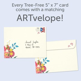 Tree-Free Greetings Milestone Birthday Greeting Card with Matching Envelope, Eco Friendly, Made in USA, 100% Recycled Paper, 5 x 7, Joyful 30 (GO65860)